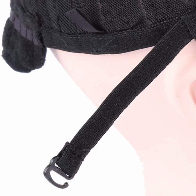 FEEL ME Adjustable Crochet Cornrow Wig Cap Synthetic Braided Cap with Adjustable Straps Breathable Crochet Caps with Combs for Braiding Hair Sew in Hair Weave Braided Wig Cap for Women - Image 4